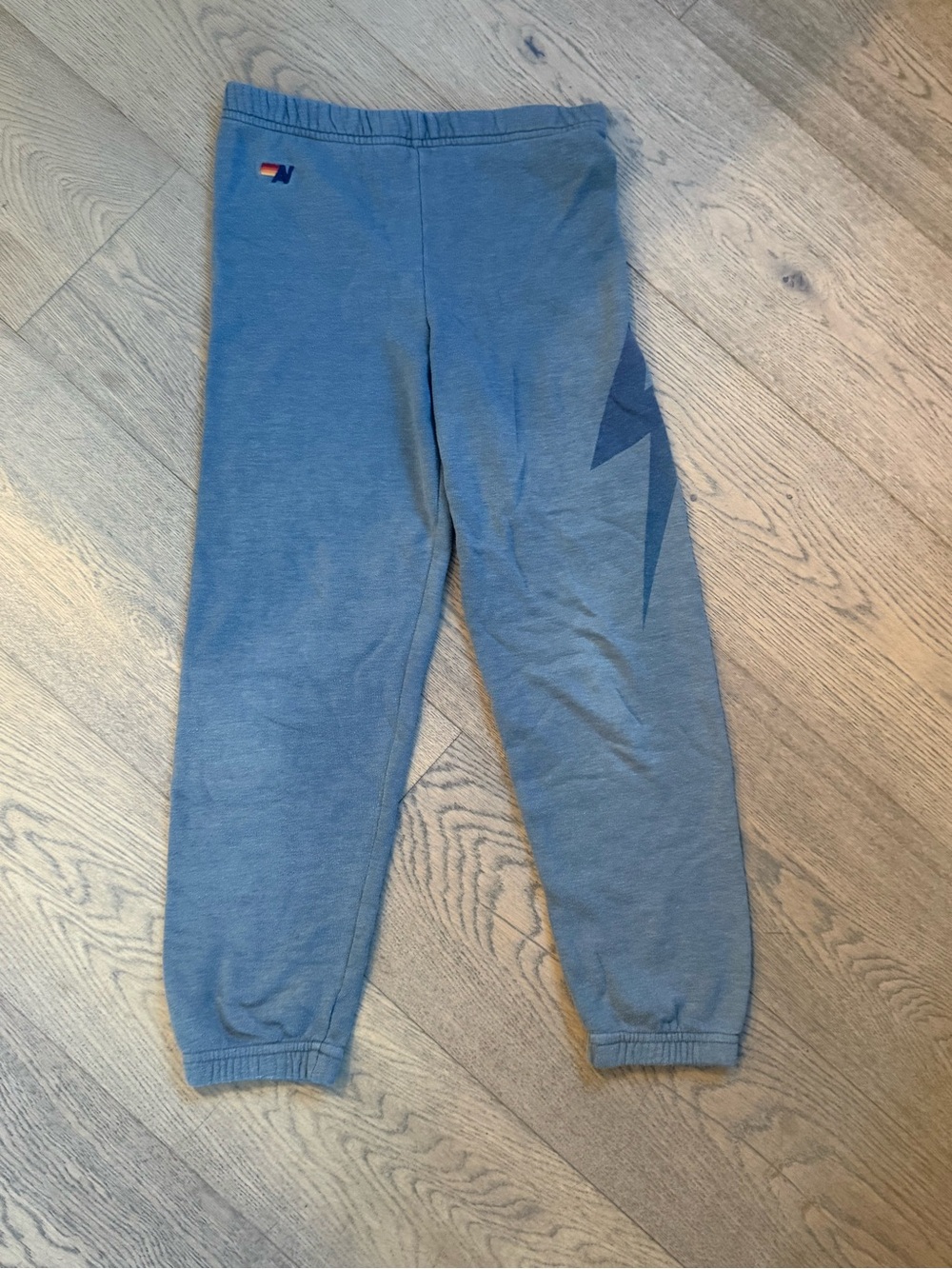 Aviator Nation Heather Blue Lightning Sweatpants